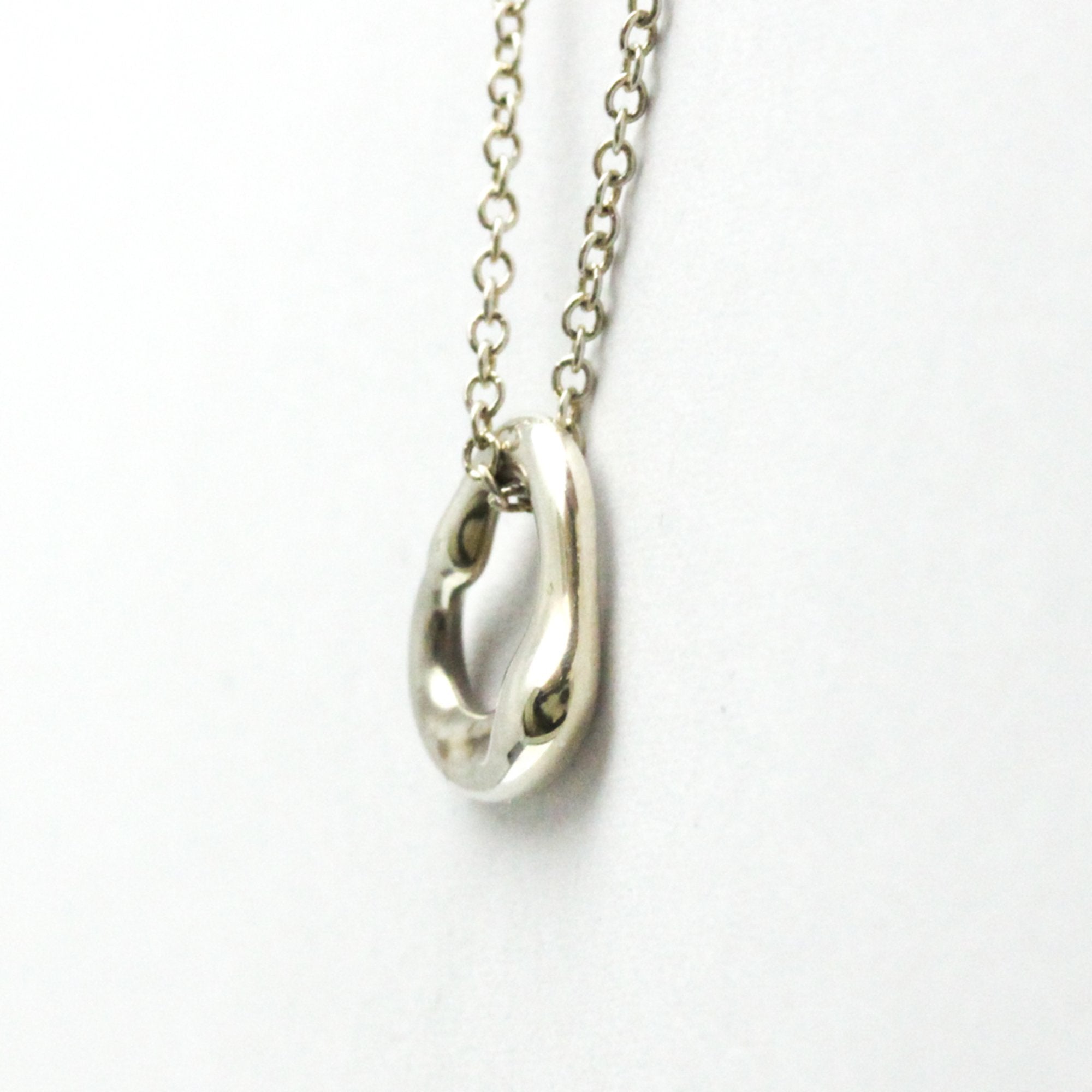 Tiffany & Co Open Heart Silver Silver Pendant Jewelry (Pre-Owned)
