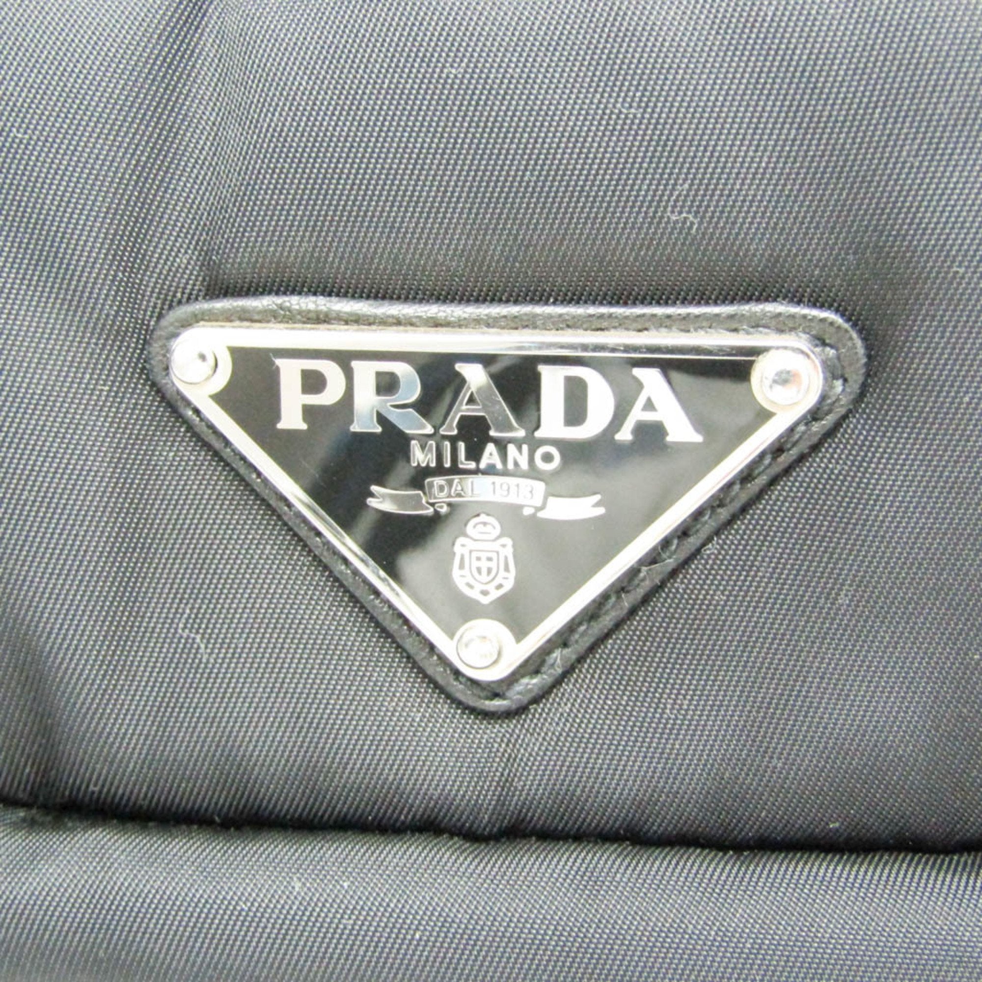 Prada Tessuto Black Synthetic Handbag (Pre-Owned)