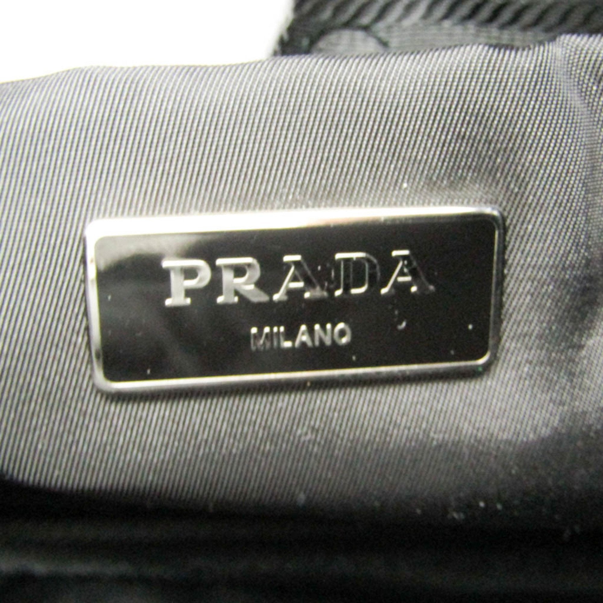 Prada Tessuto Black Synthetic Handbag (Pre-Owned)