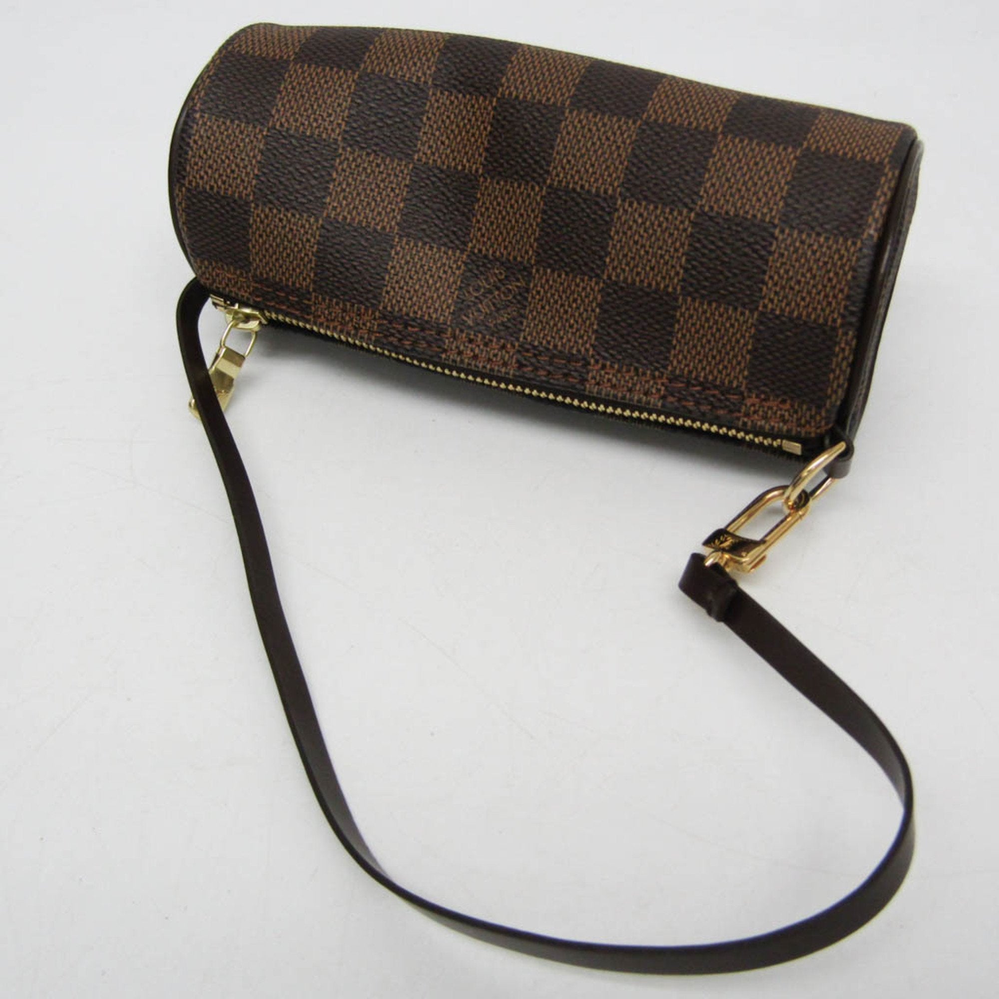 Louis Vuitton Papillon Brown Canvas Clutch Bag (Pre-Owned)