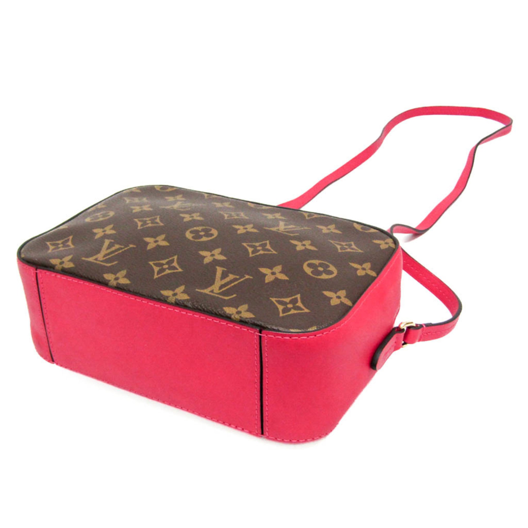 Louis Vuitton Saintonge Brown Canvas Shoulder Bag (Pre-Owned)