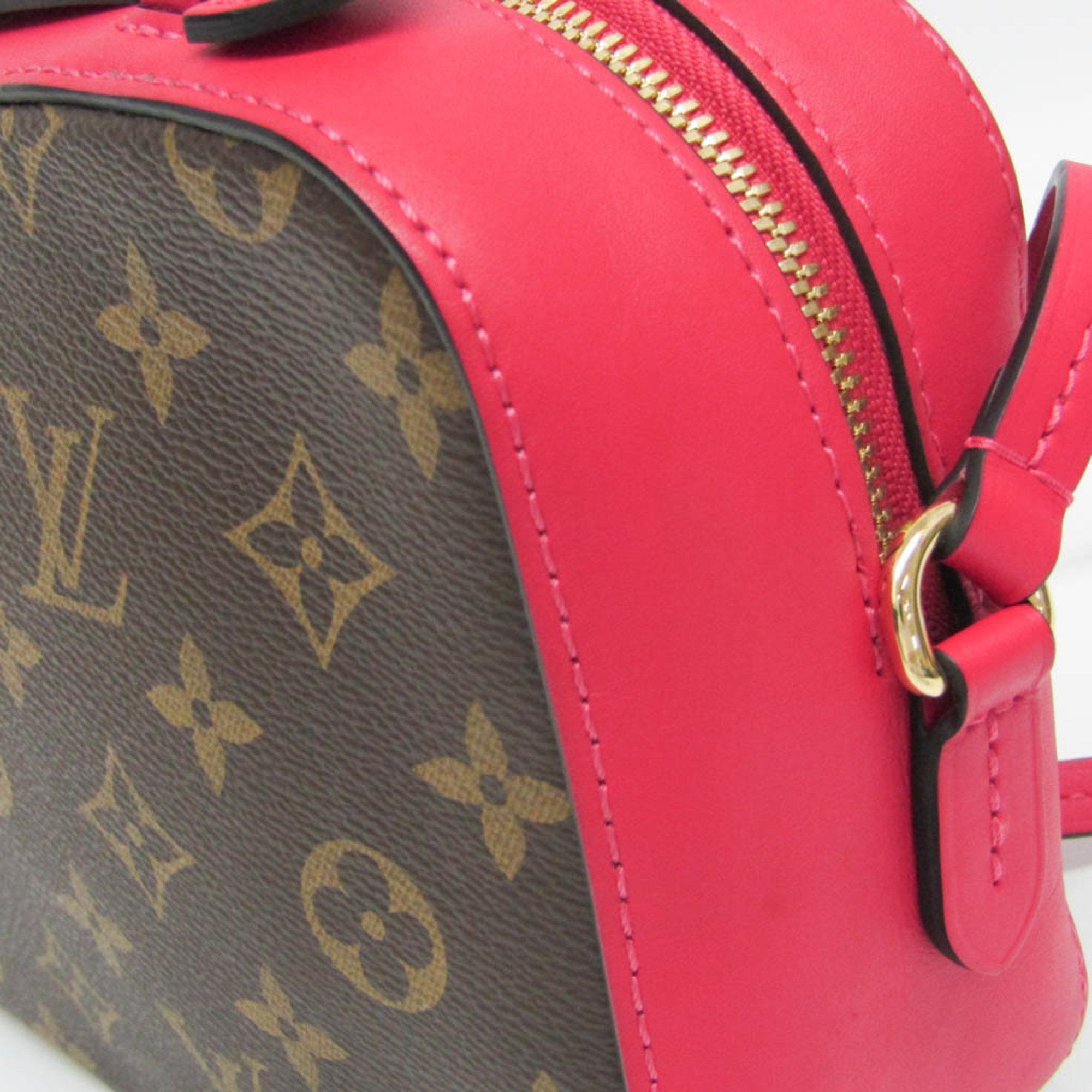 Louis Vuitton Saintonge Brown Canvas Shoulder Bag (Pre-Owned)