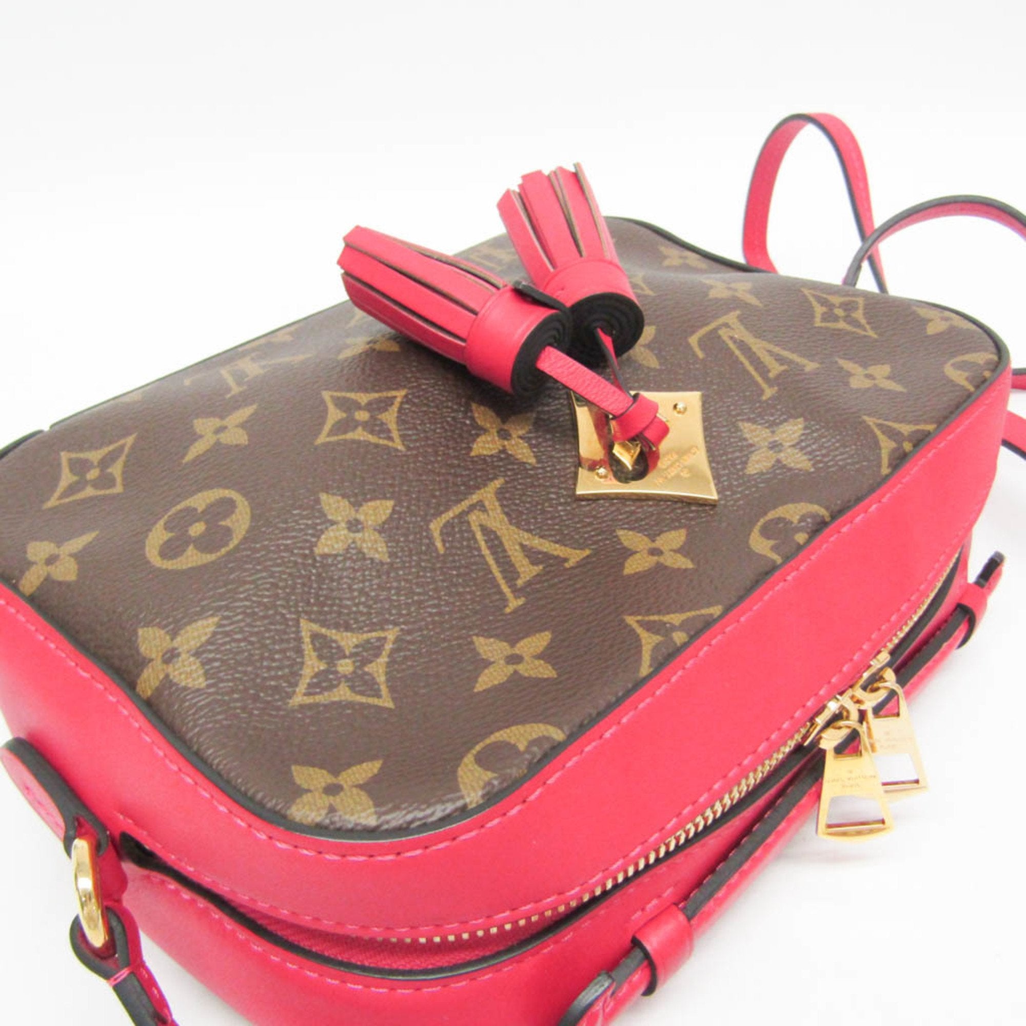 Louis Vuitton Saintonge Brown Canvas Shoulder Bag (Pre-Owned)
