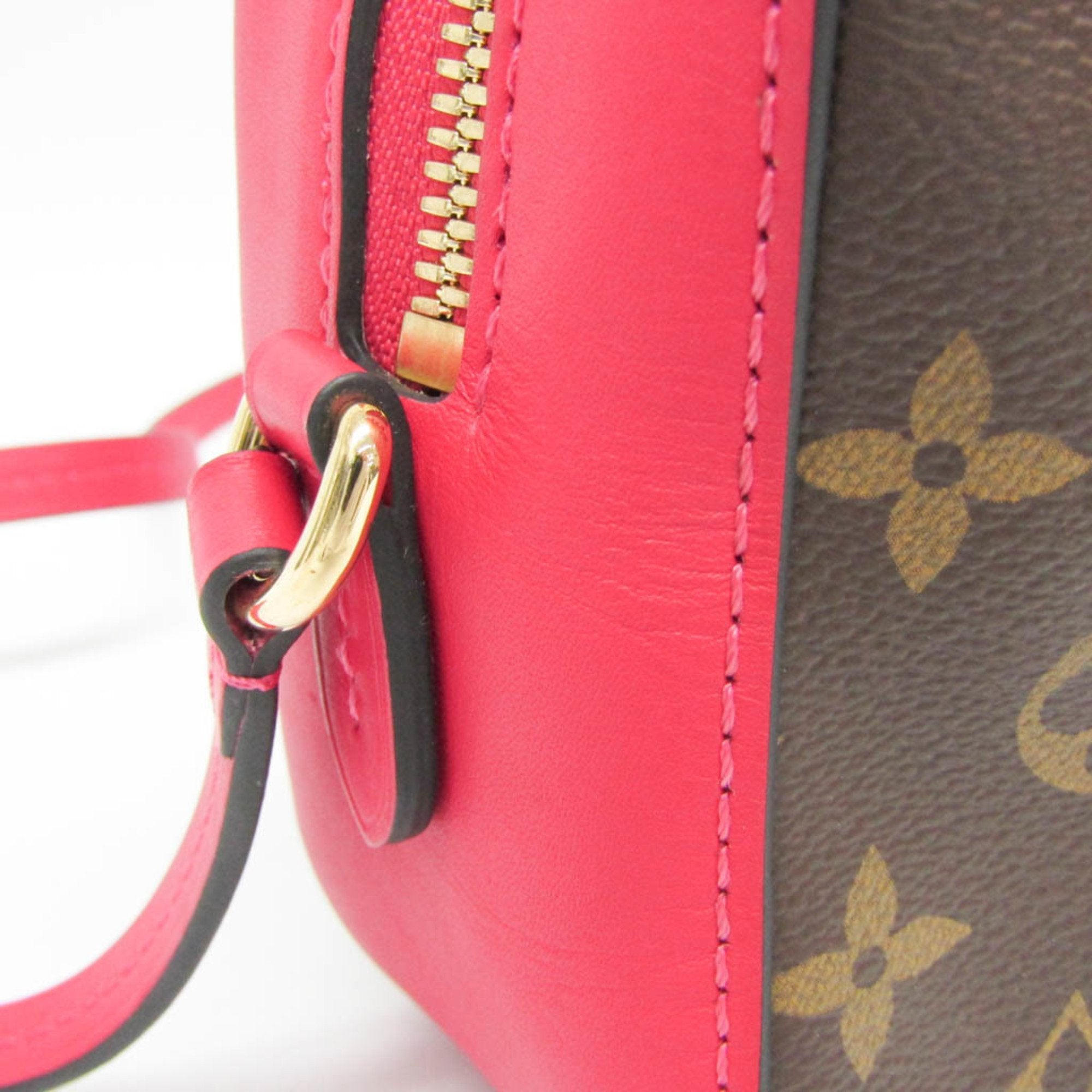 Louis Vuitton Saintonge Brown Canvas Shoulder Bag (Pre-Owned)