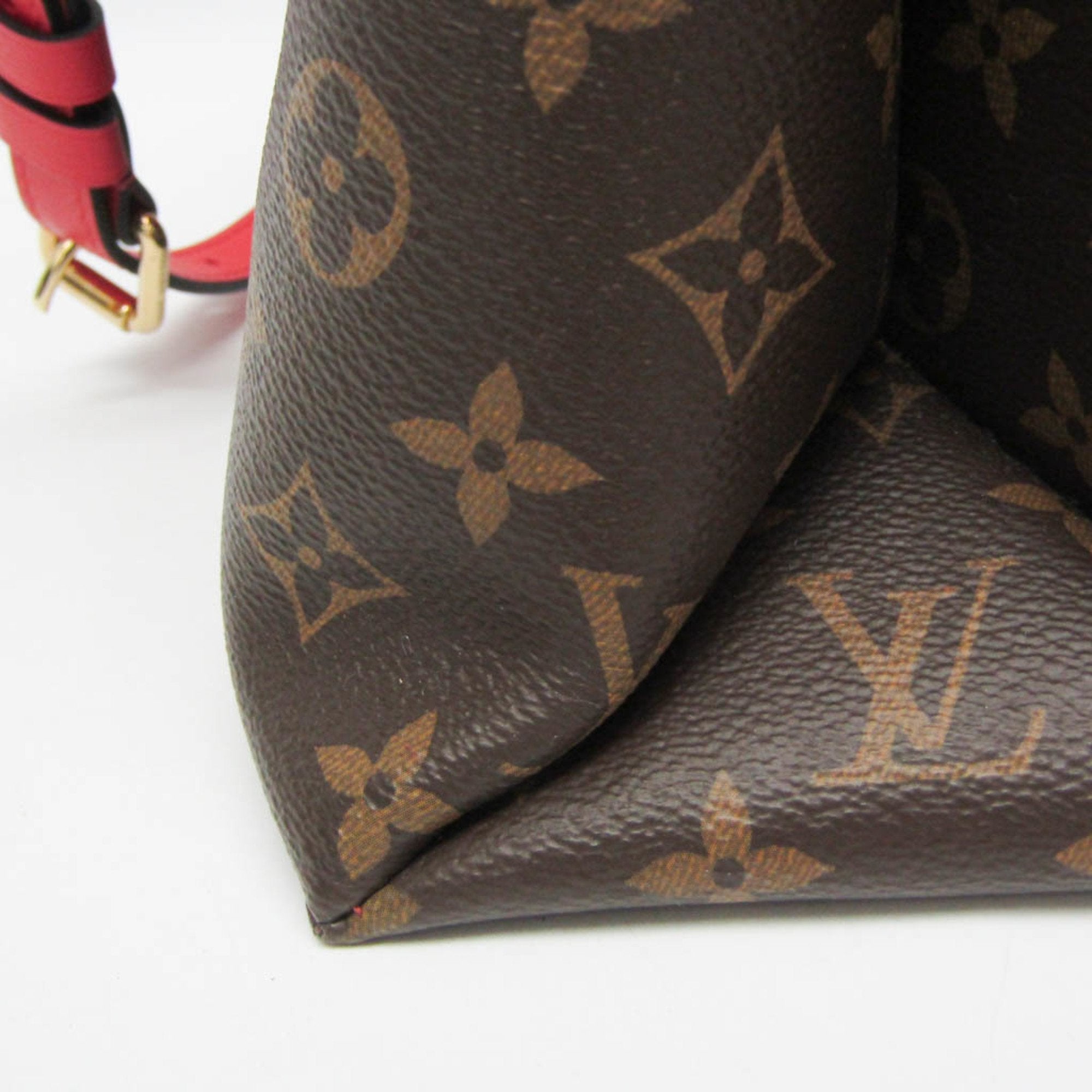 Louis Vuitton Flower Brown Canvas Handbag (Pre-Owned)