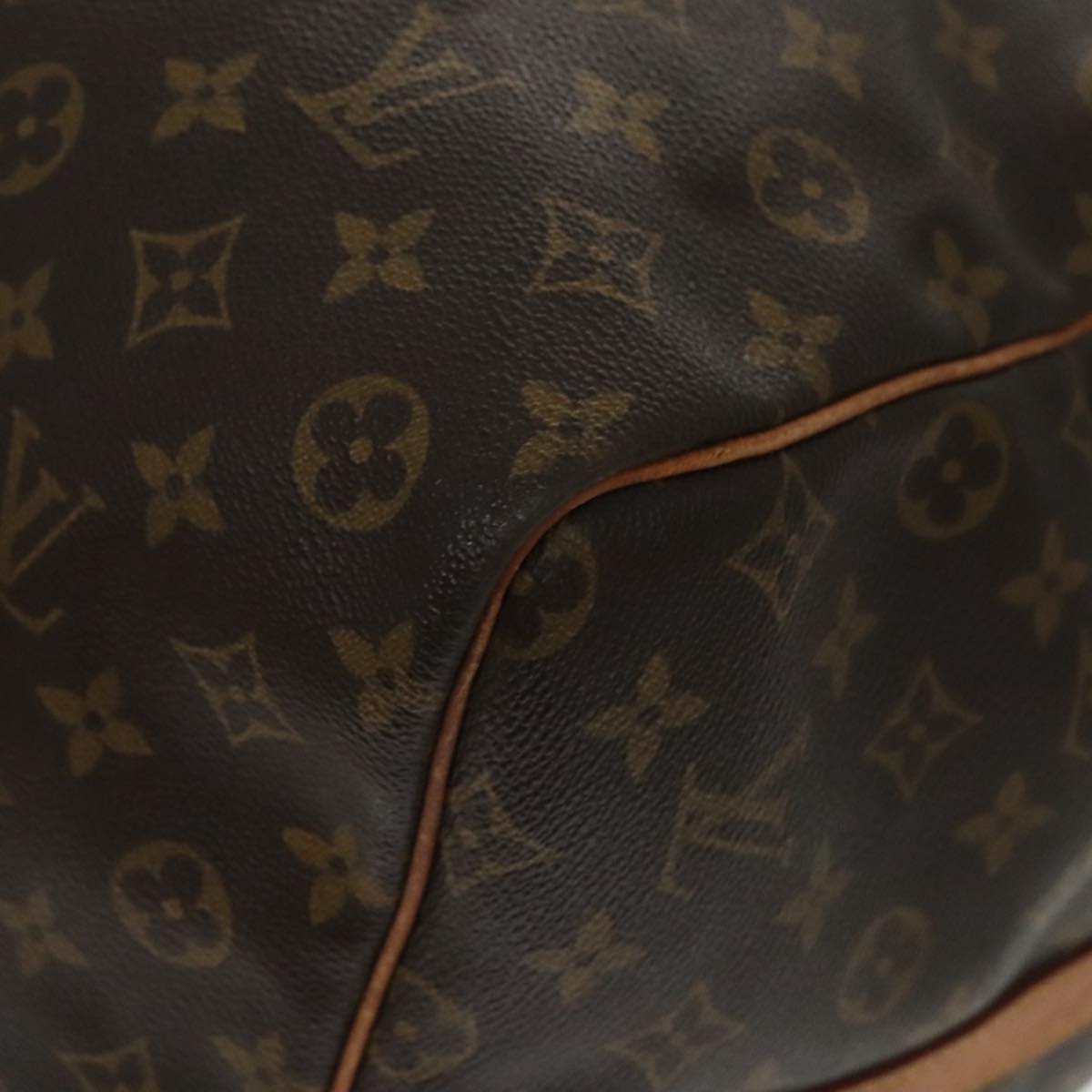 Louis Vuitton Keepall Bandoulière 60 Brown Canvas Travel Bag (Pre-Owned)