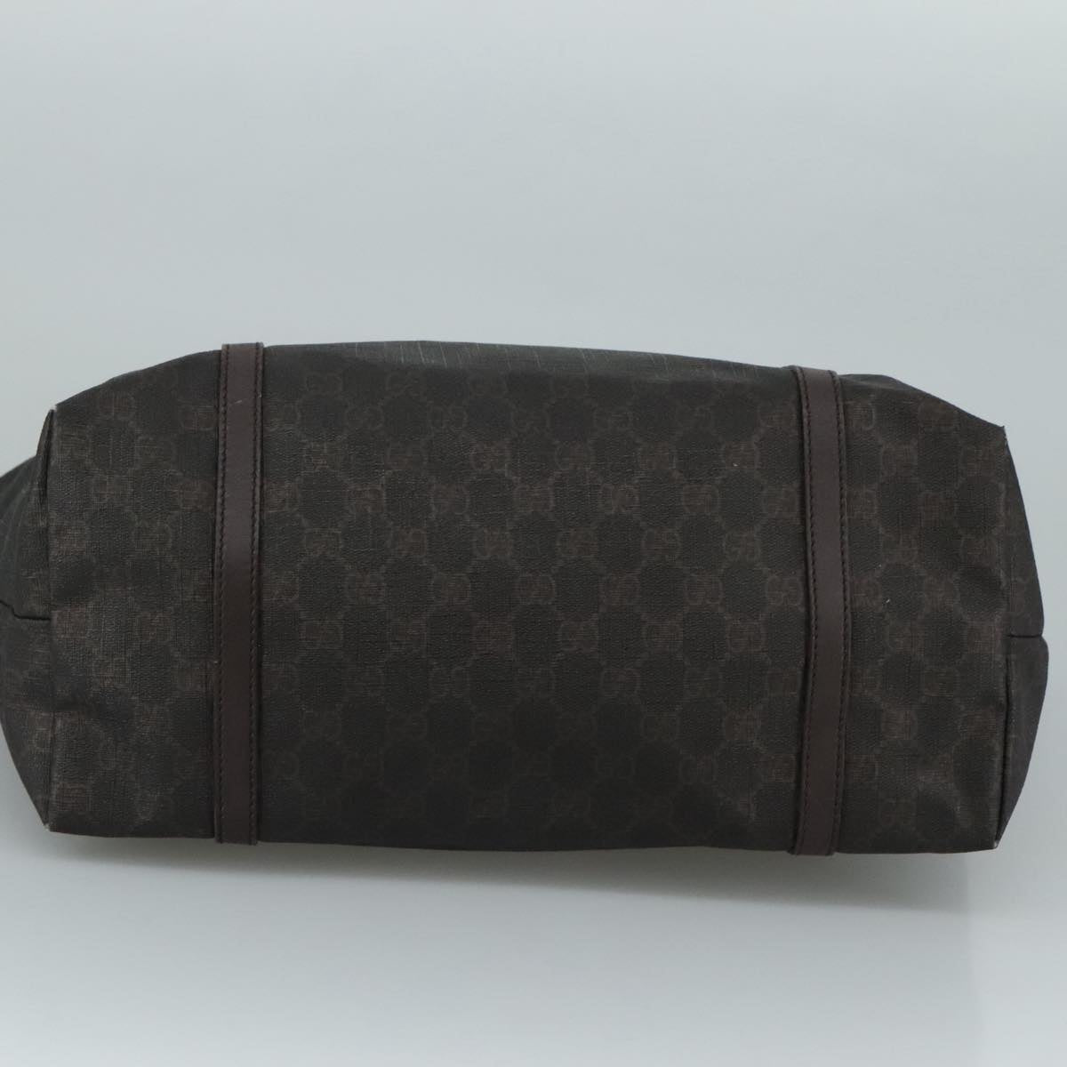 Gucci Gg Canvas Brown Canvas Tote Bag (Pre-Owned)