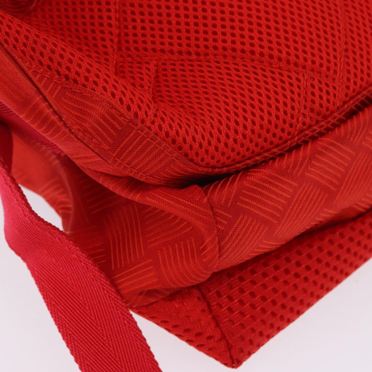 Bottega Veneta Paper Touch Printed Nylon Red Nylon Backpack Bag (Pre-Owned)