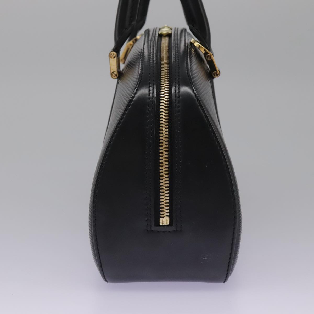 Louis Vuitton Jasmine Black Leather Handbag (Pre-Owned)