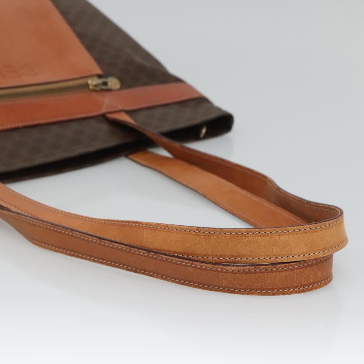 Céline Macadam Brown Canvas Tote Bag (Pre-Owned)