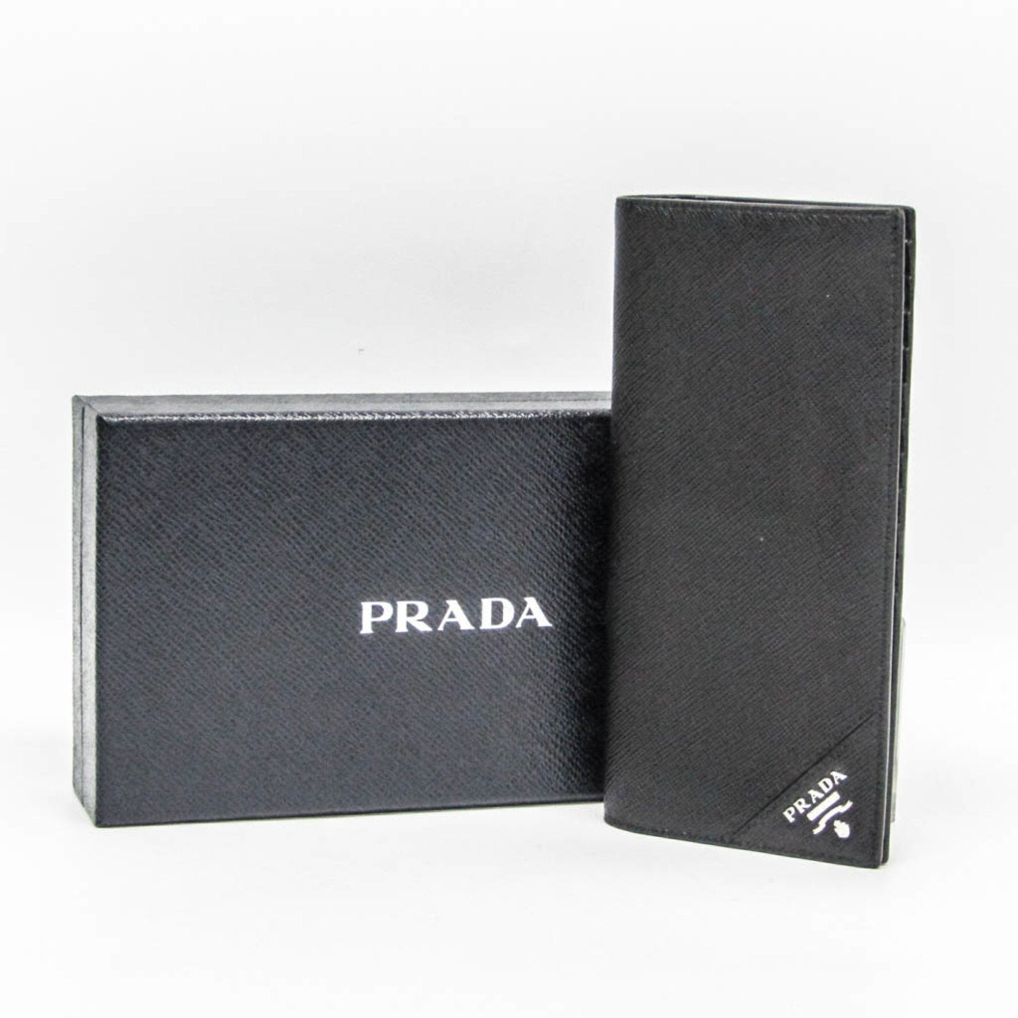 Prada Black Leather Wallet (Pre-Owned)
