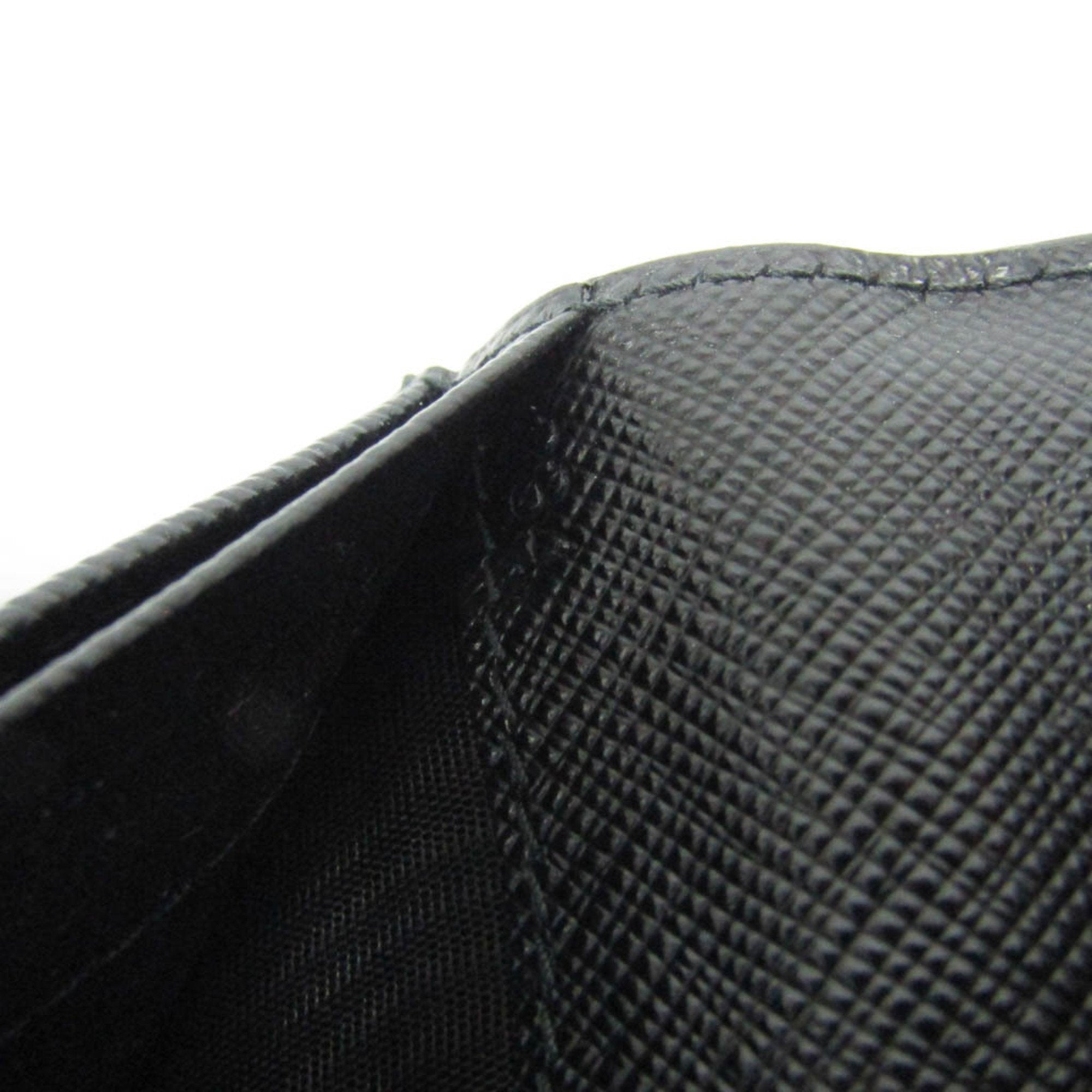 Prada Black Leather Wallet (Pre-Owned)
