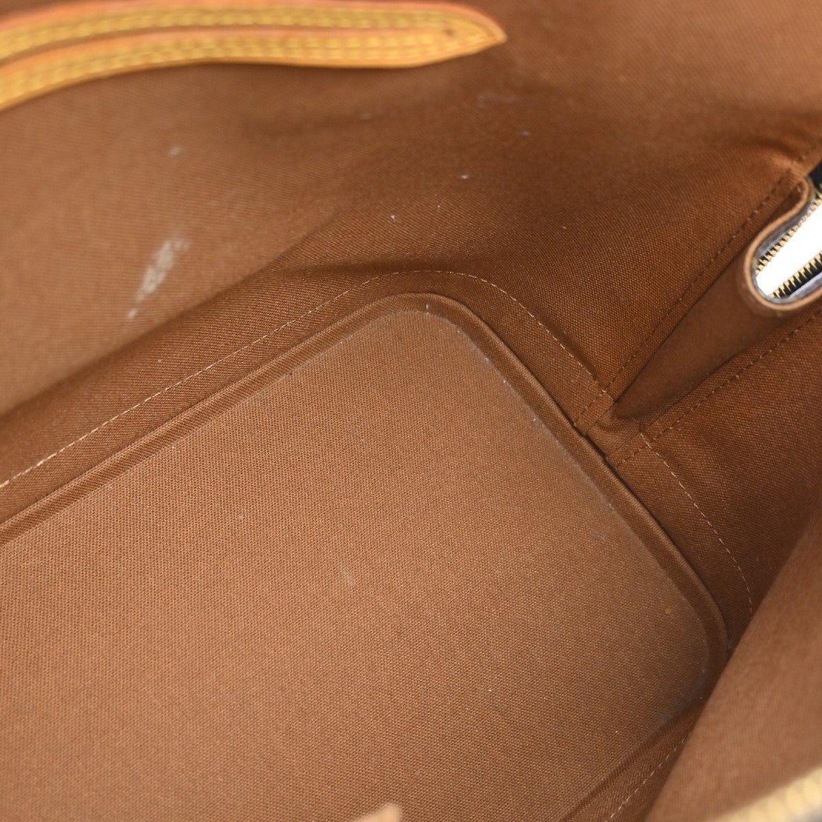 Louis Vuitton Alma Handbag Monogram Canvas Brown Canvas Handbag (Pre-Owned)