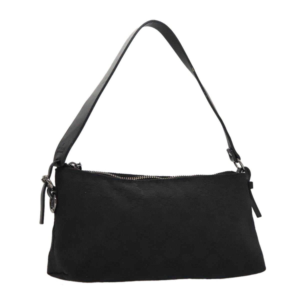 Gucci Gg Canvas Black Canvas Clutch Bag (Pre-Owned)