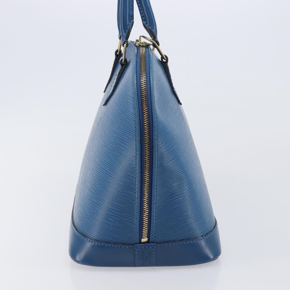 Louis Vuitton Alma Epi Leather Blue Leather Handbag (Pre-Owned)