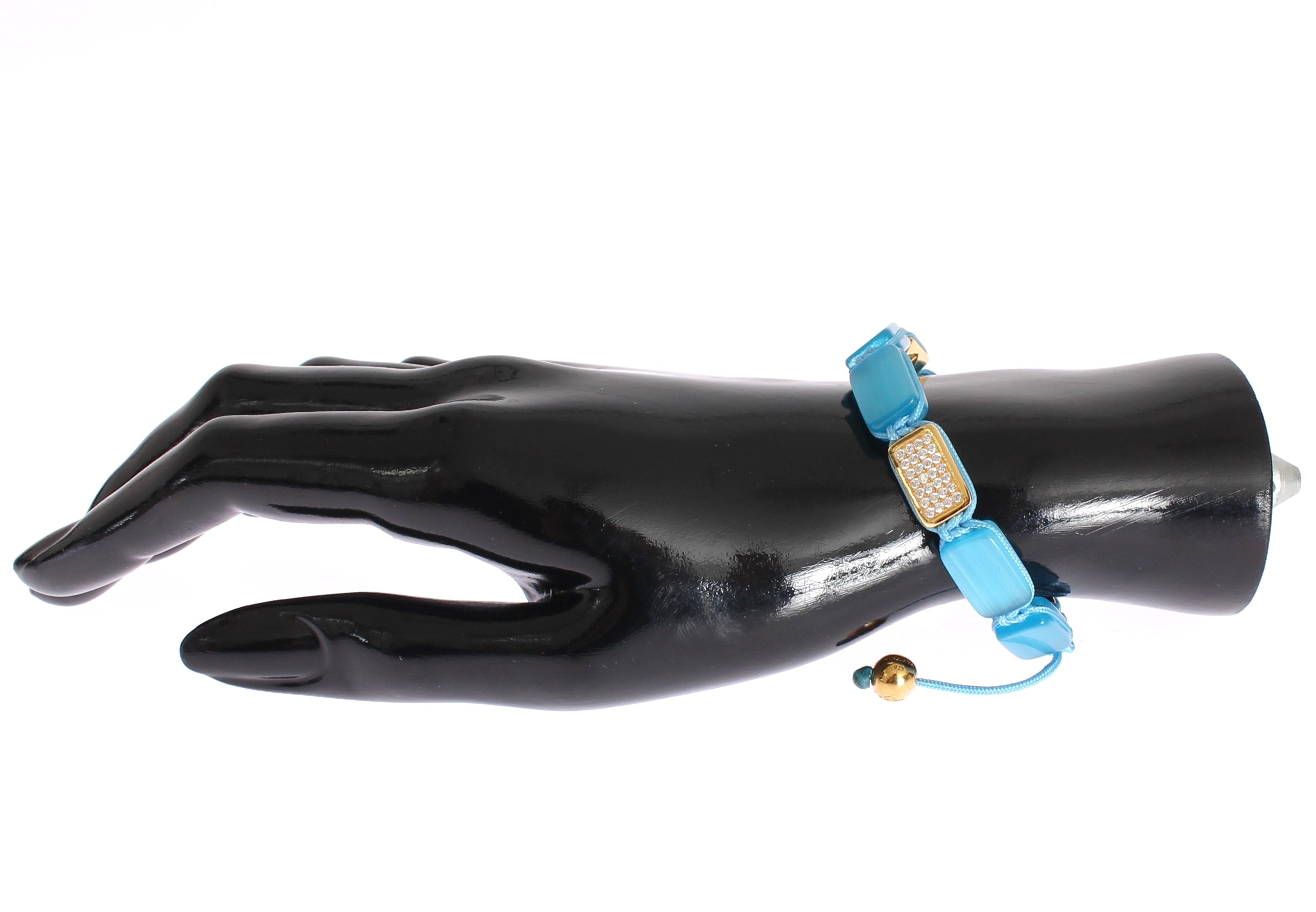 Nialaya CZ Opal 18K Gold 925 Women's Bracelet