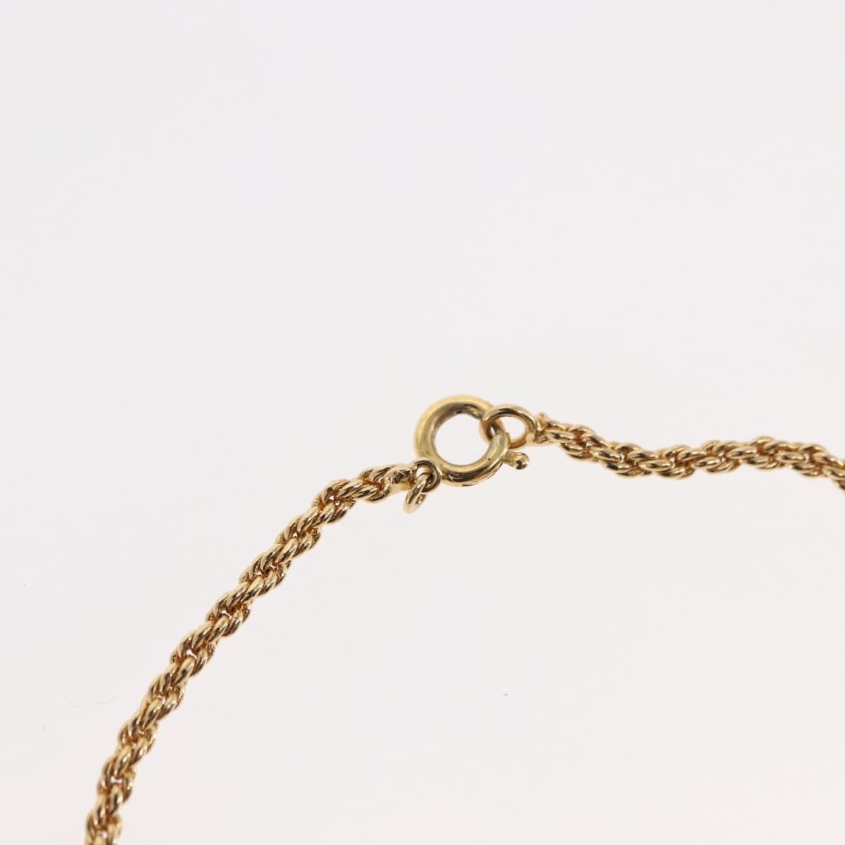 Christian Dior Vintage Logo Metal Gold Metal Bracelet Jewelry (Pre-Owned)