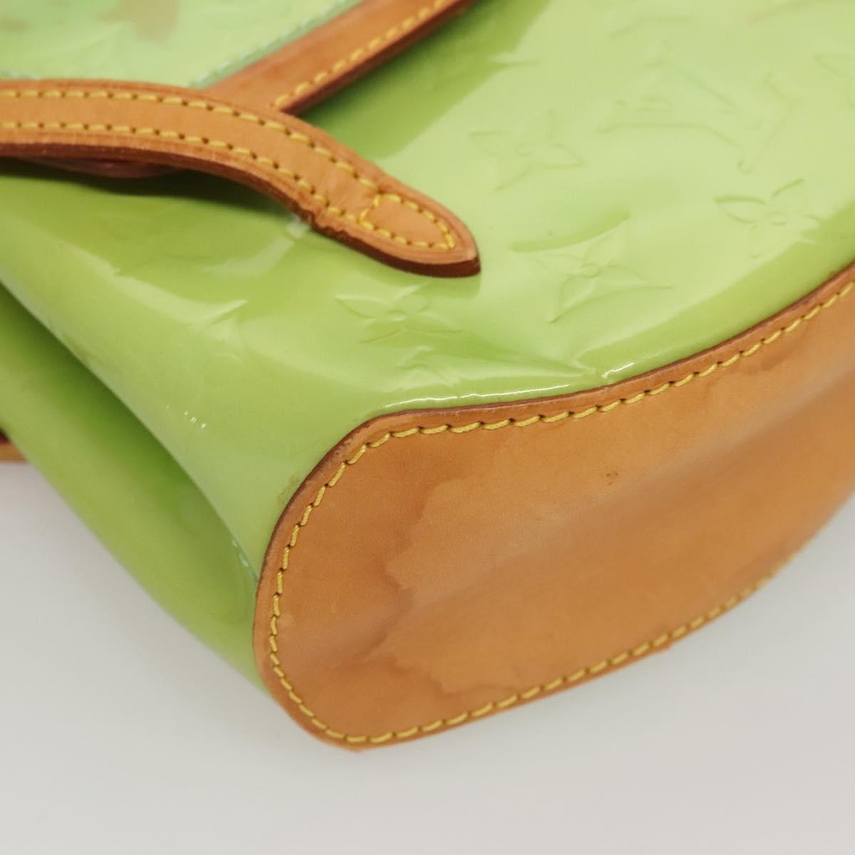 Louis Vuitton Biscayne Bay Monogram Vernis Green Patent_Leather Shoulder Bag Bag (Pre-Owned)