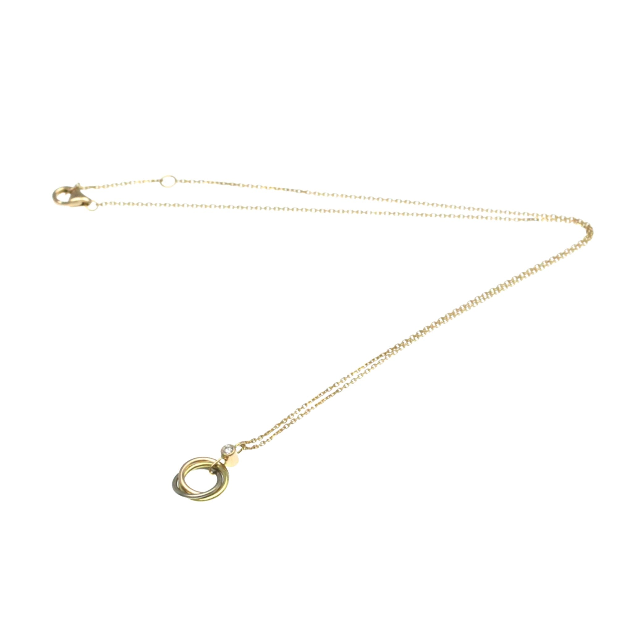 Cartier Baby Trinity Gold Yellow Gold Necklace Jewelry (Pre-Owned)