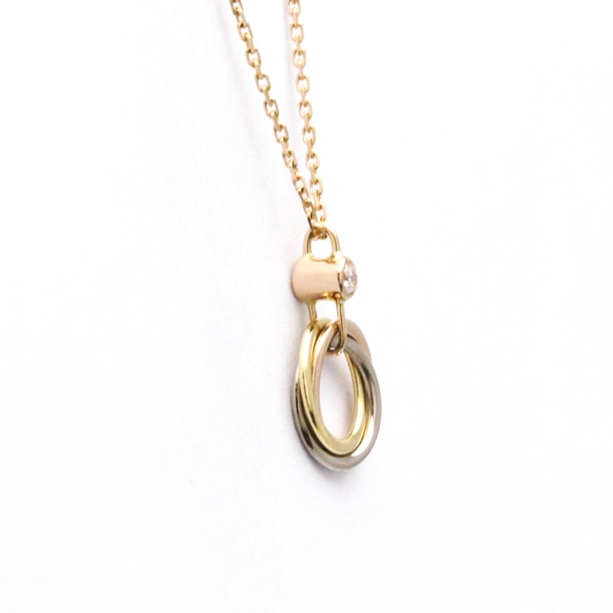 Cartier Baby Trinity Gold Yellow Gold Necklace Jewelry (Pre-Owned)