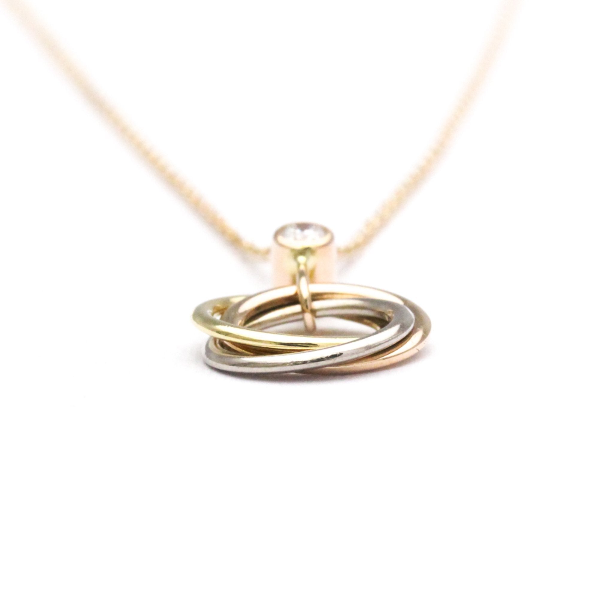 Cartier Baby Trinity Gold Yellow Gold Necklace Jewelry (Pre-Owned)