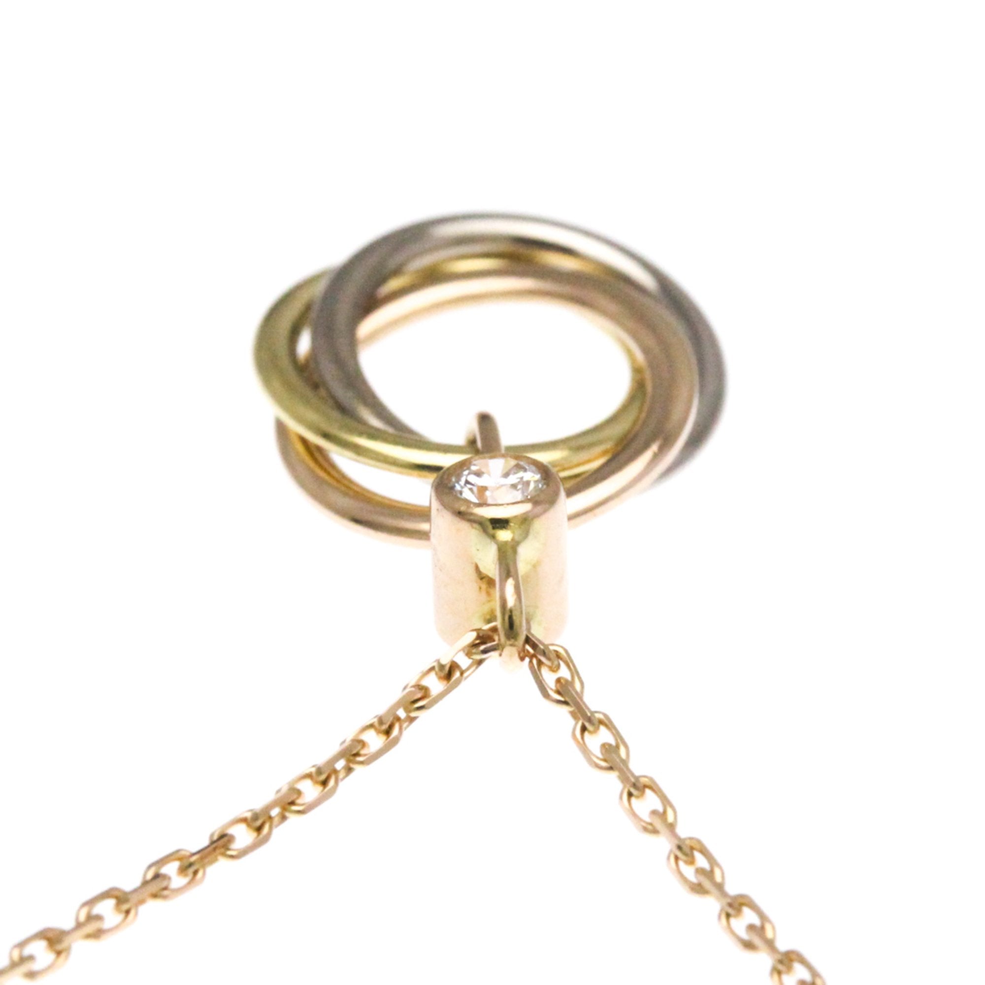 Cartier Baby Trinity Gold Yellow Gold Necklace Jewelry (Pre-Owned)