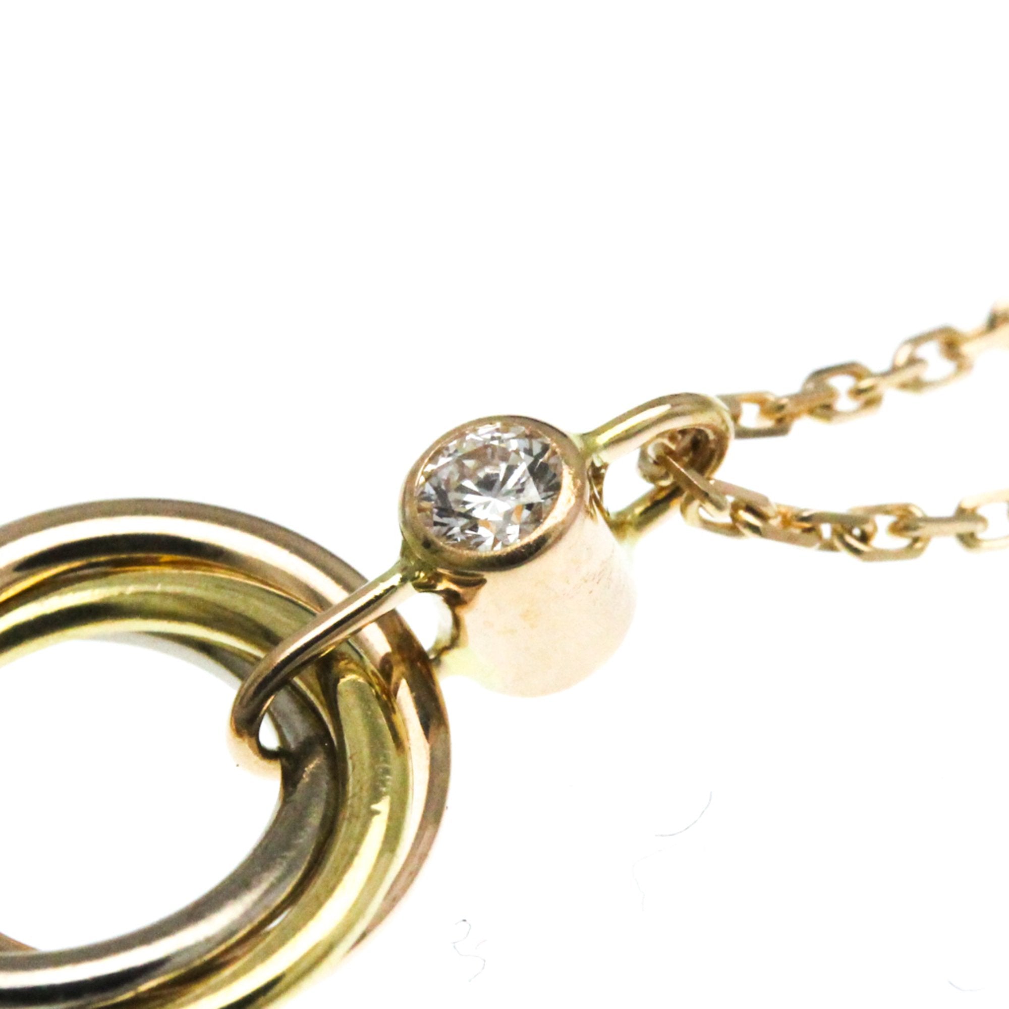 Cartier Baby Trinity Gold Yellow Gold Necklace Jewelry (Pre-Owned)