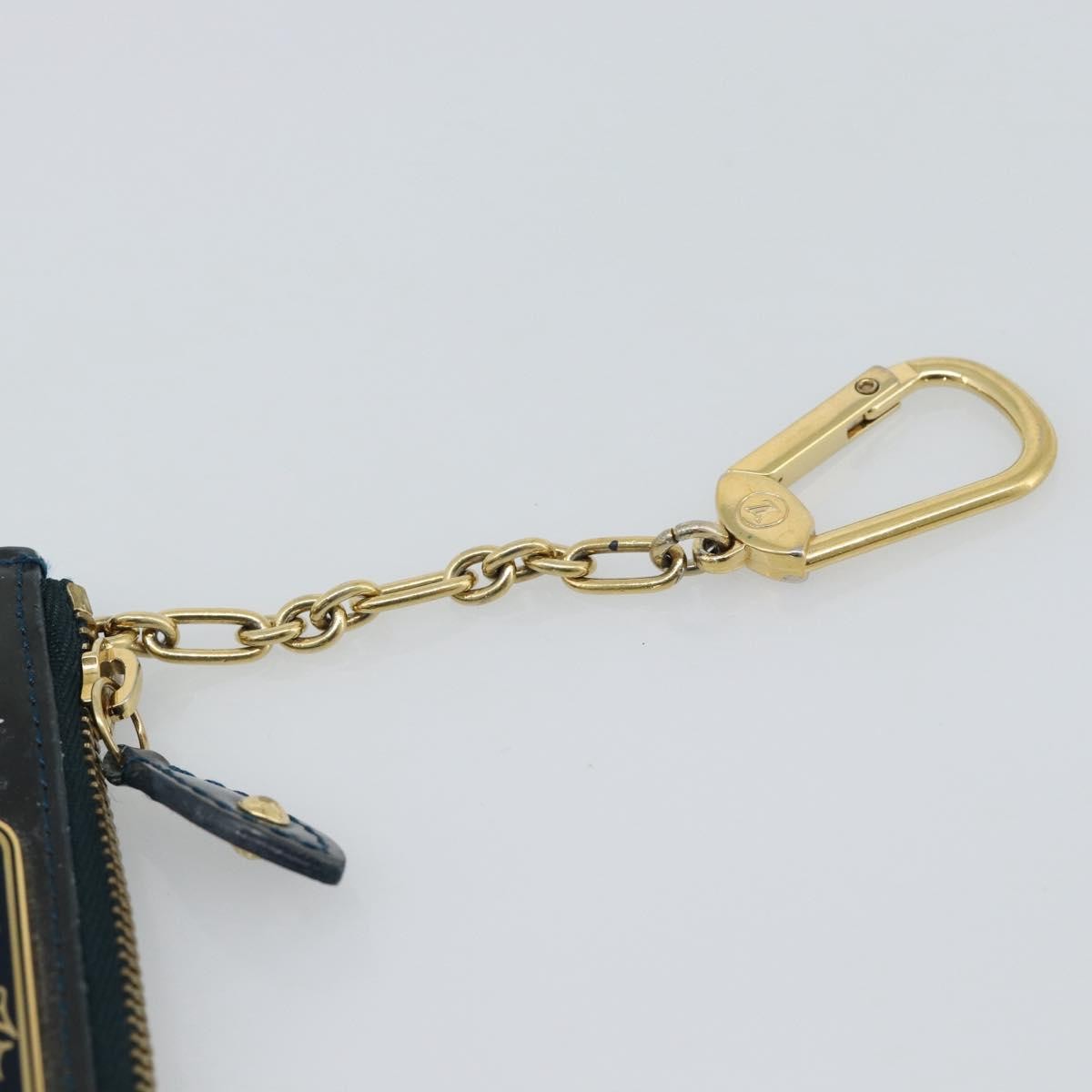 Louis Vuitton Pochette Clés Nm Monogram Vernis Patent Leather Blue Patent_Leather Wallets Accessory (Pre-Owned)