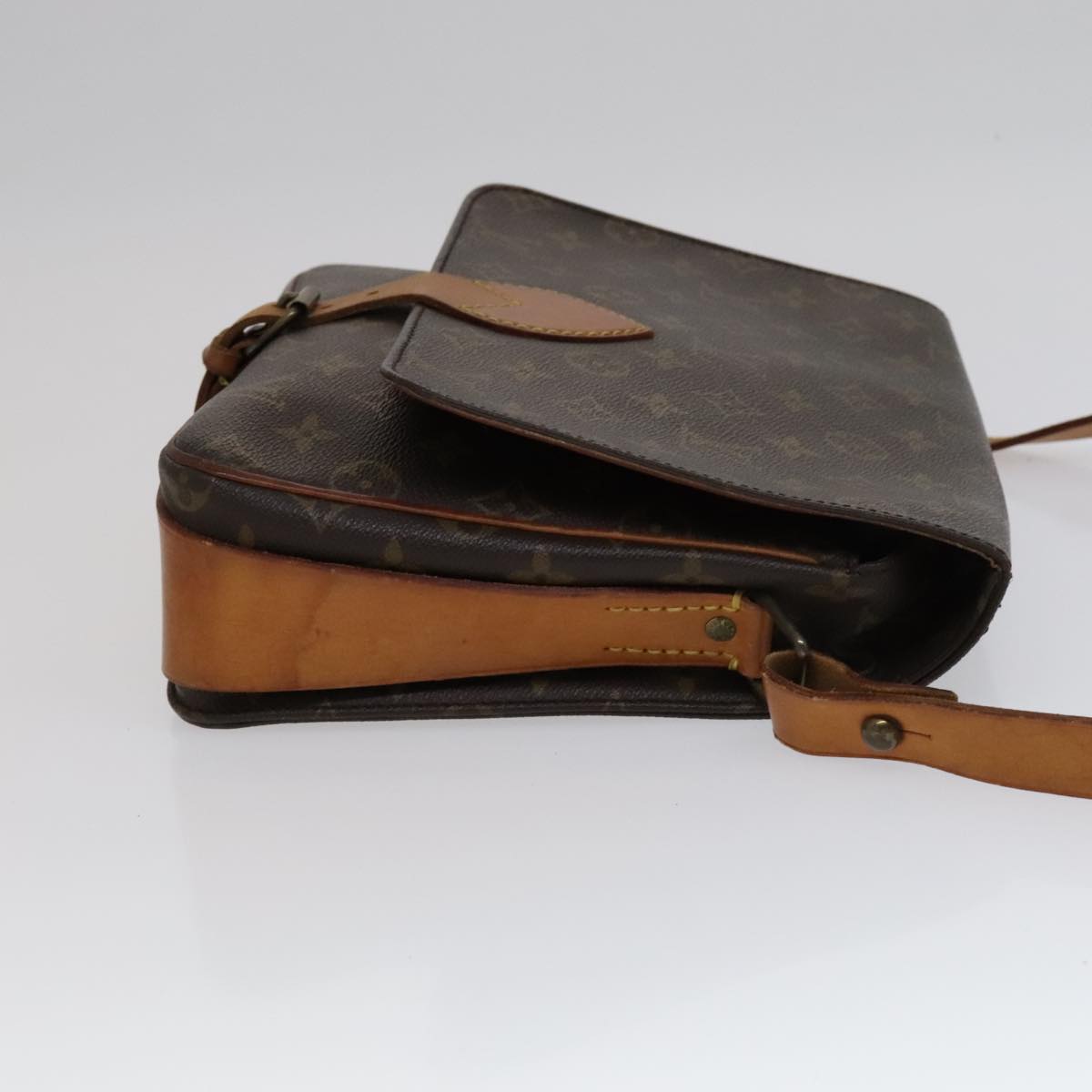Louis Vuitton Cartouchière Brown Canvas Shoulder Bag (Pre-Owned)