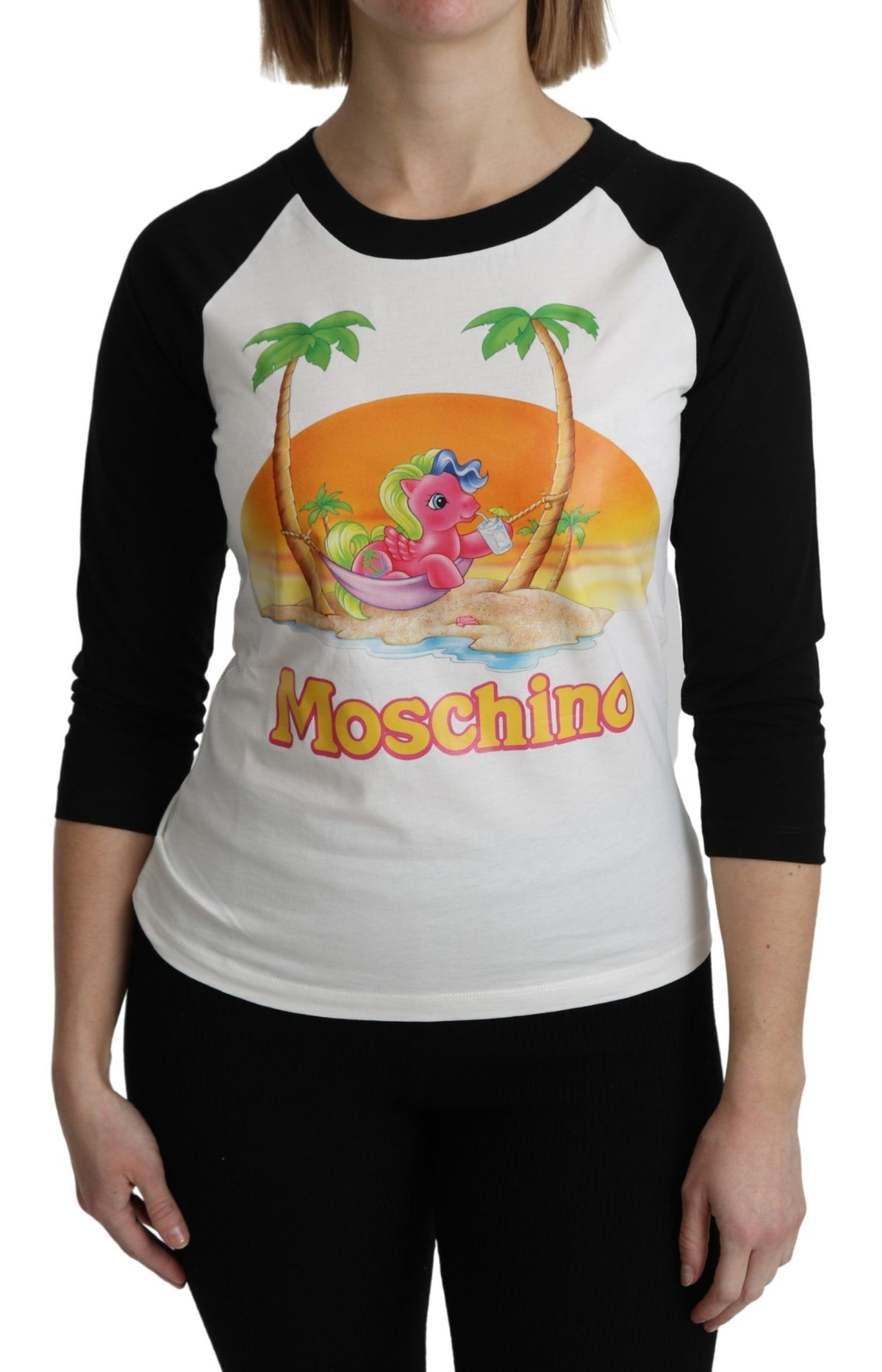 Moschino White Cotton T-shirt My Little Pony Top Women's Tshirt