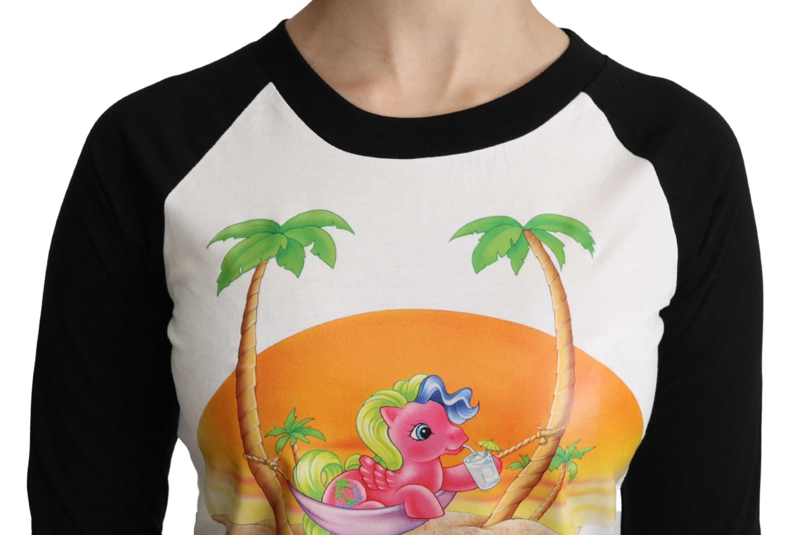 Moschino White Cotton T-shirt My Little Pony Top Women's Tshirt