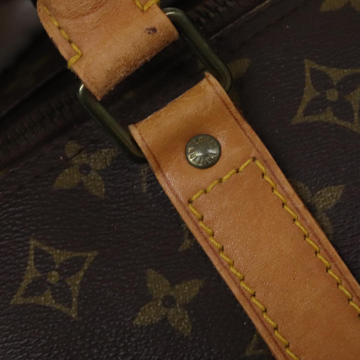 Louis Vuitton Keepall 60 Brown Canvas Travel Bag (Pre-Owned)