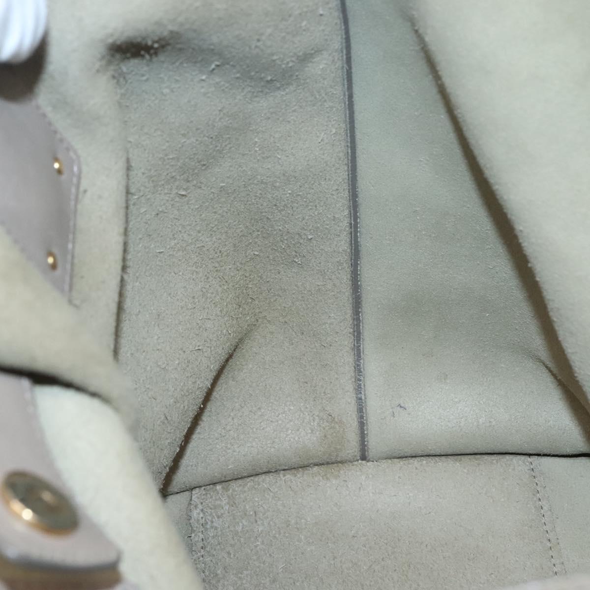 Chloé Vick Beige Leather Tote Bag (Pre-Owned)