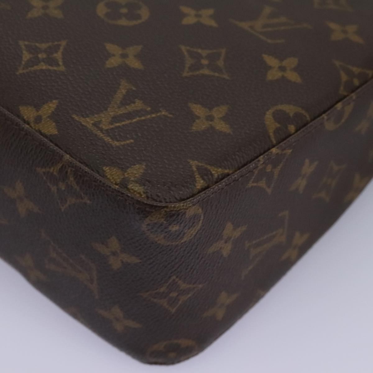 Louis Vuitton Looping Mm Brown Canvas Shoulder Bag (Pre-Owned)