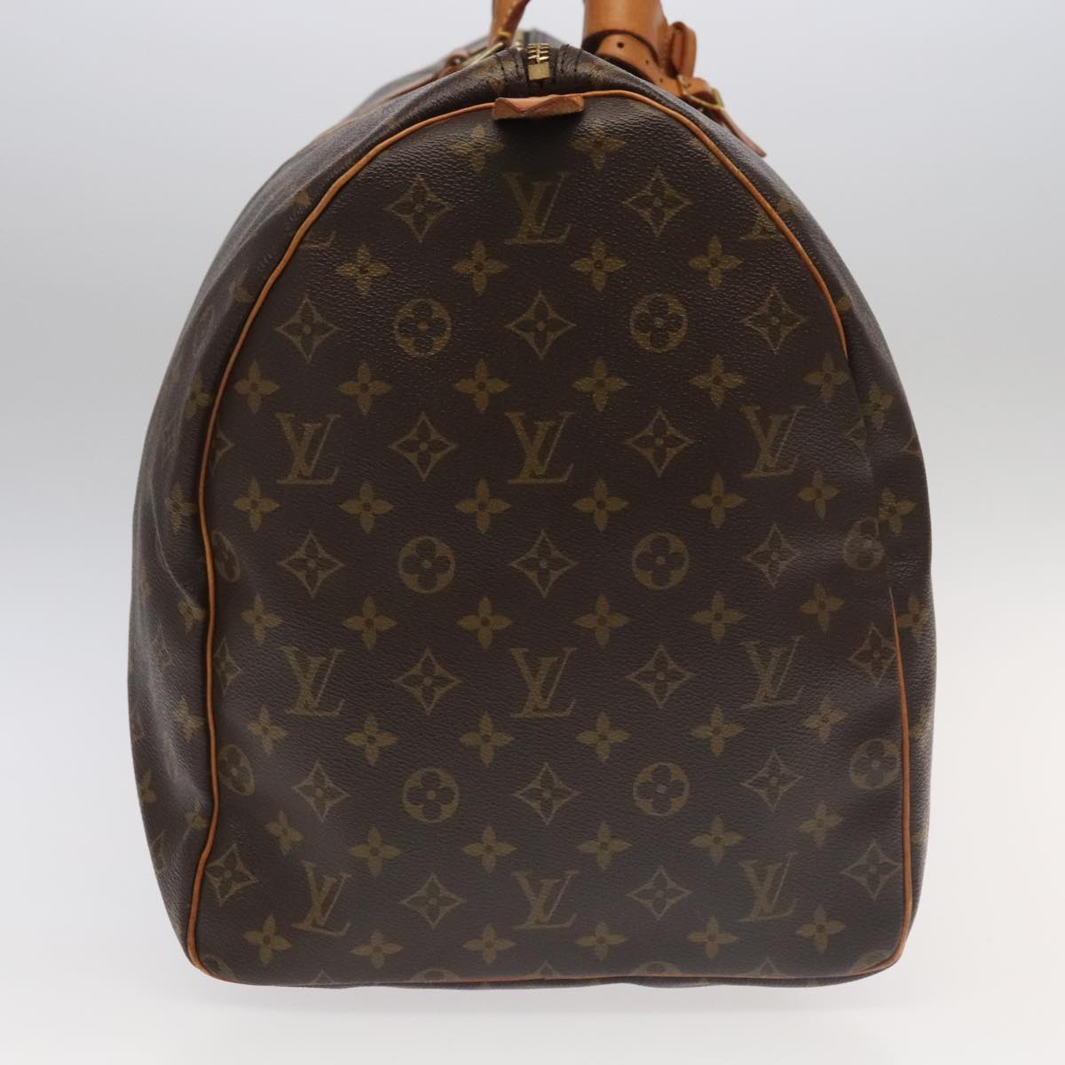 Louis Vuitton Keepall 60 Brown Canvas Travel Bag (Pre-Owned)