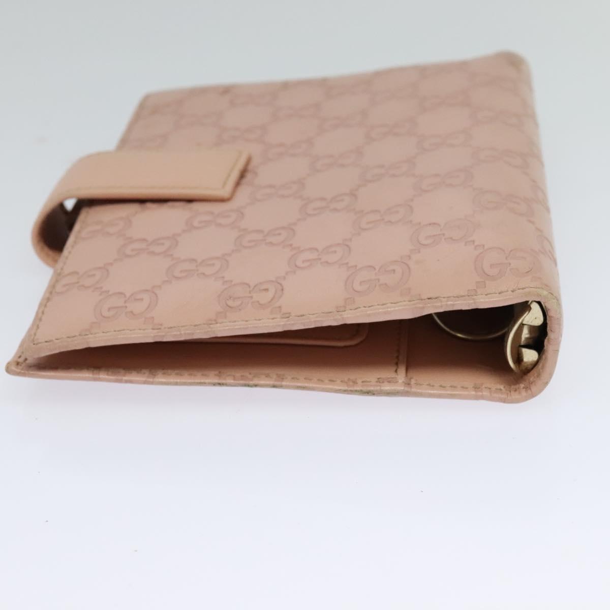 Gucci Couverture Agenda Pink Leather Wallet (Pre-Owned)
