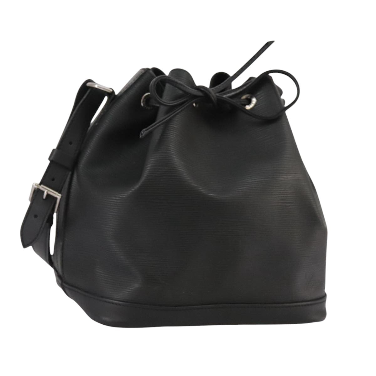 Louis Vuitton Petit Noé Black Leather Shoulder Bag (Pre-Owned)