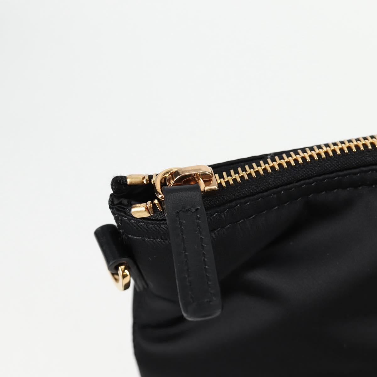 Versace Medusa Black Nylon Handbag (Pre-Owned)