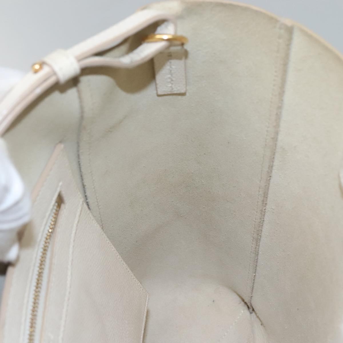 Céline Cabas Vertical Beige Leather Shoulder Bag (Pre-Owned)
