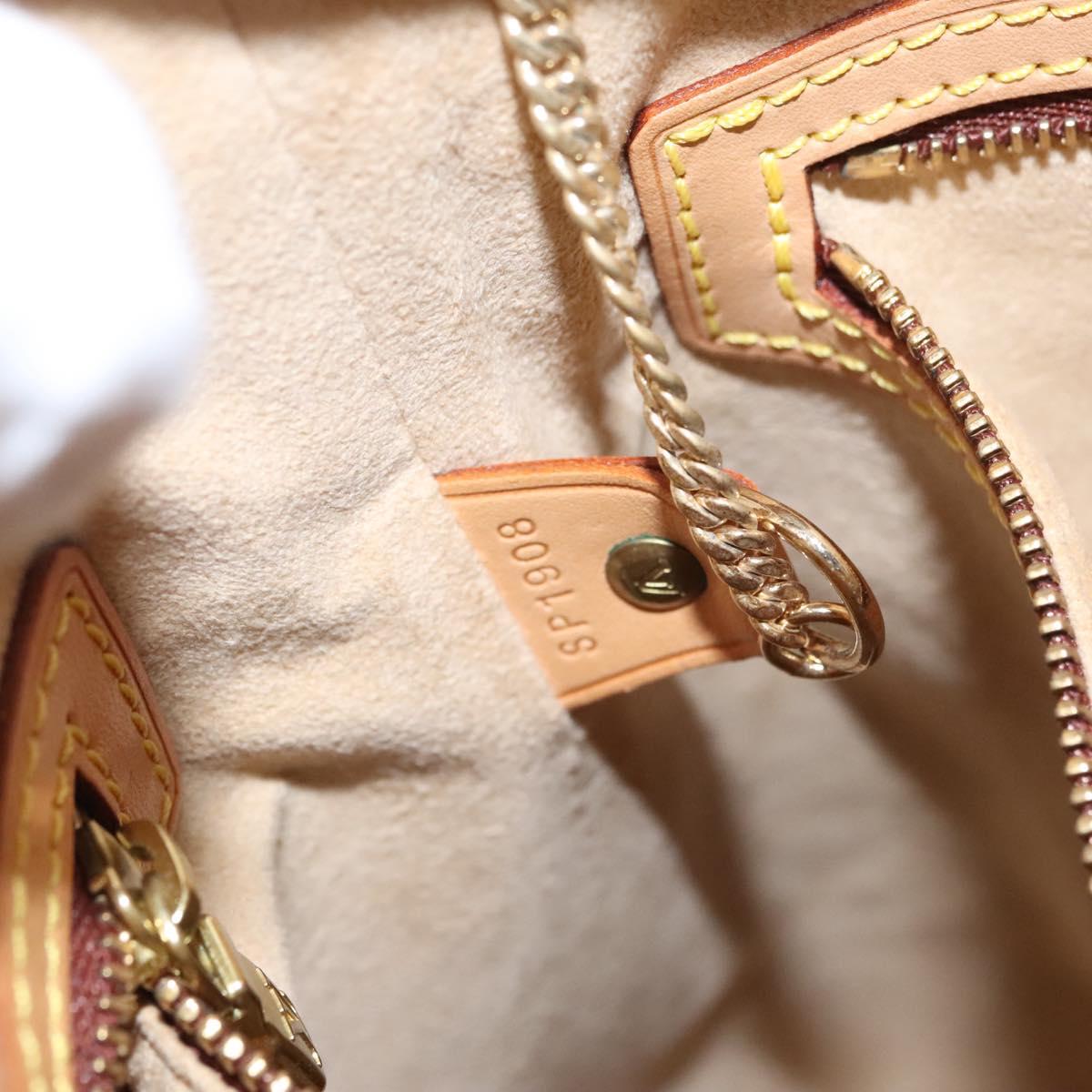 Louis Vuitton Bucket Beige Leather Tote Bag (Pre-Owned)