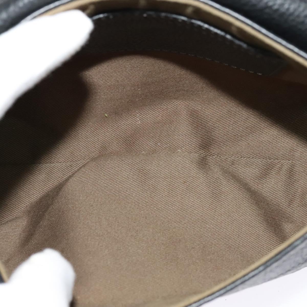 Chloé Marcie Black Leather Shoulder Bag (Pre-Owned)