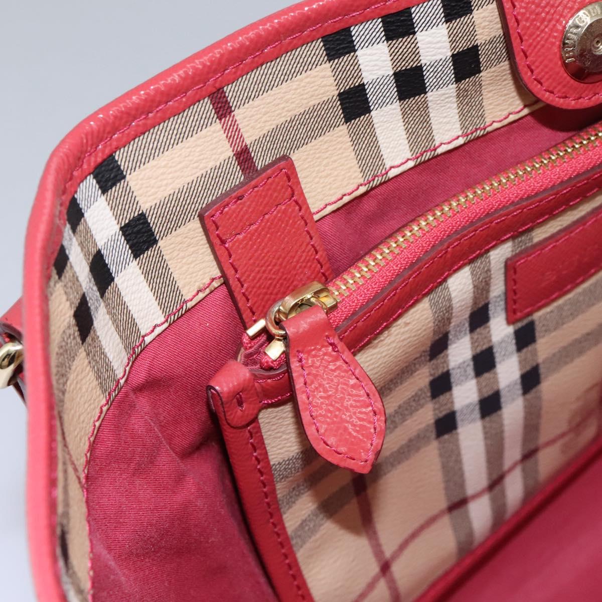 Burberry Haymarket Beige Canvas Tote Bag (Pre-Owned)