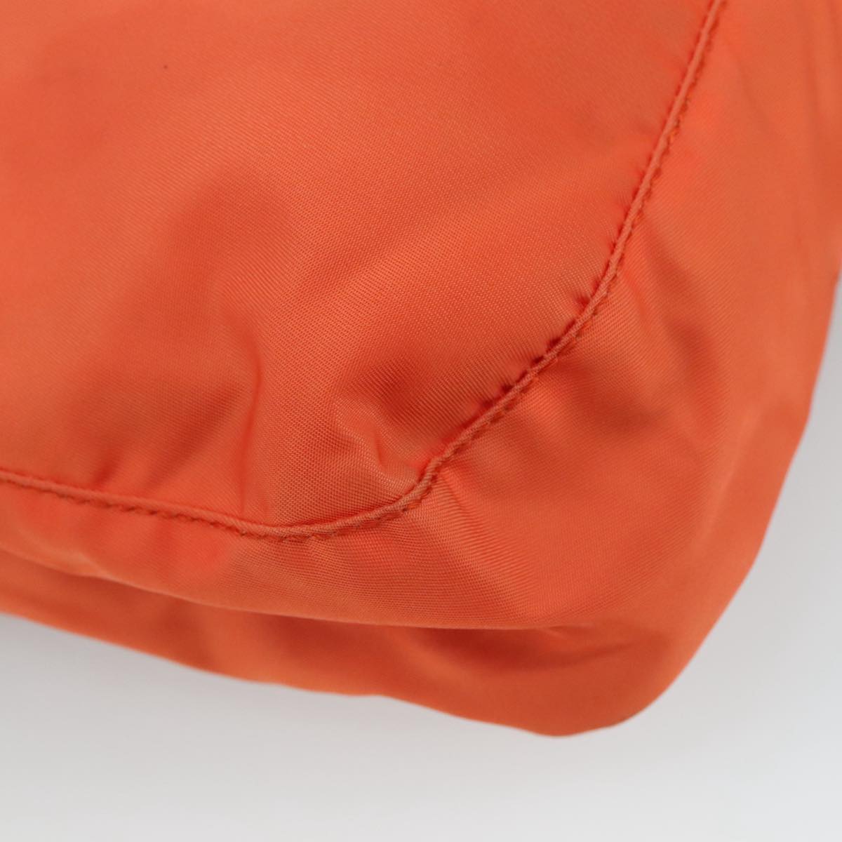 Prada Tessuto Orange Synthetic Shoulder Bag (Pre-Owned)