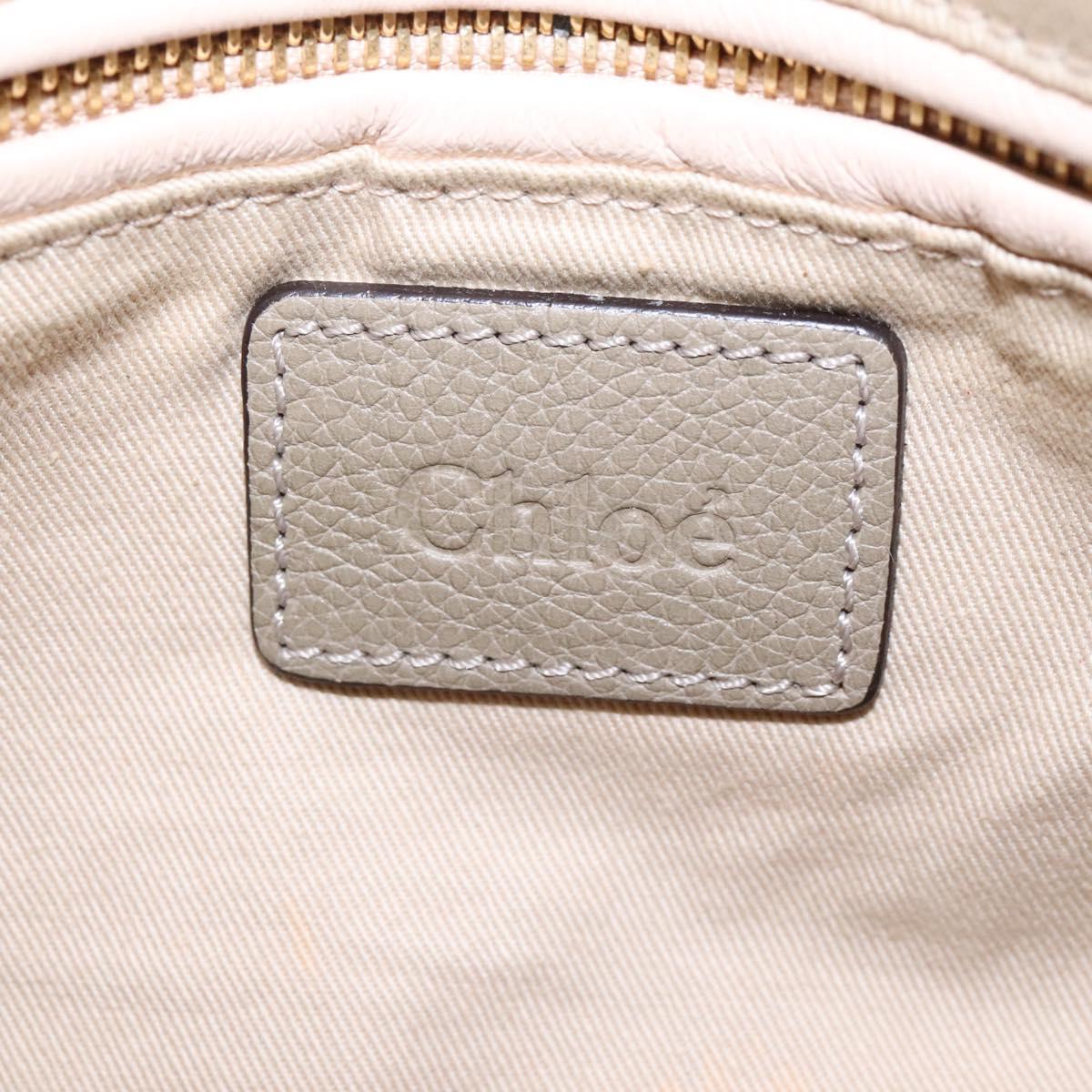 Chloé Paraty Beige Leather Handbag (Pre-Owned)