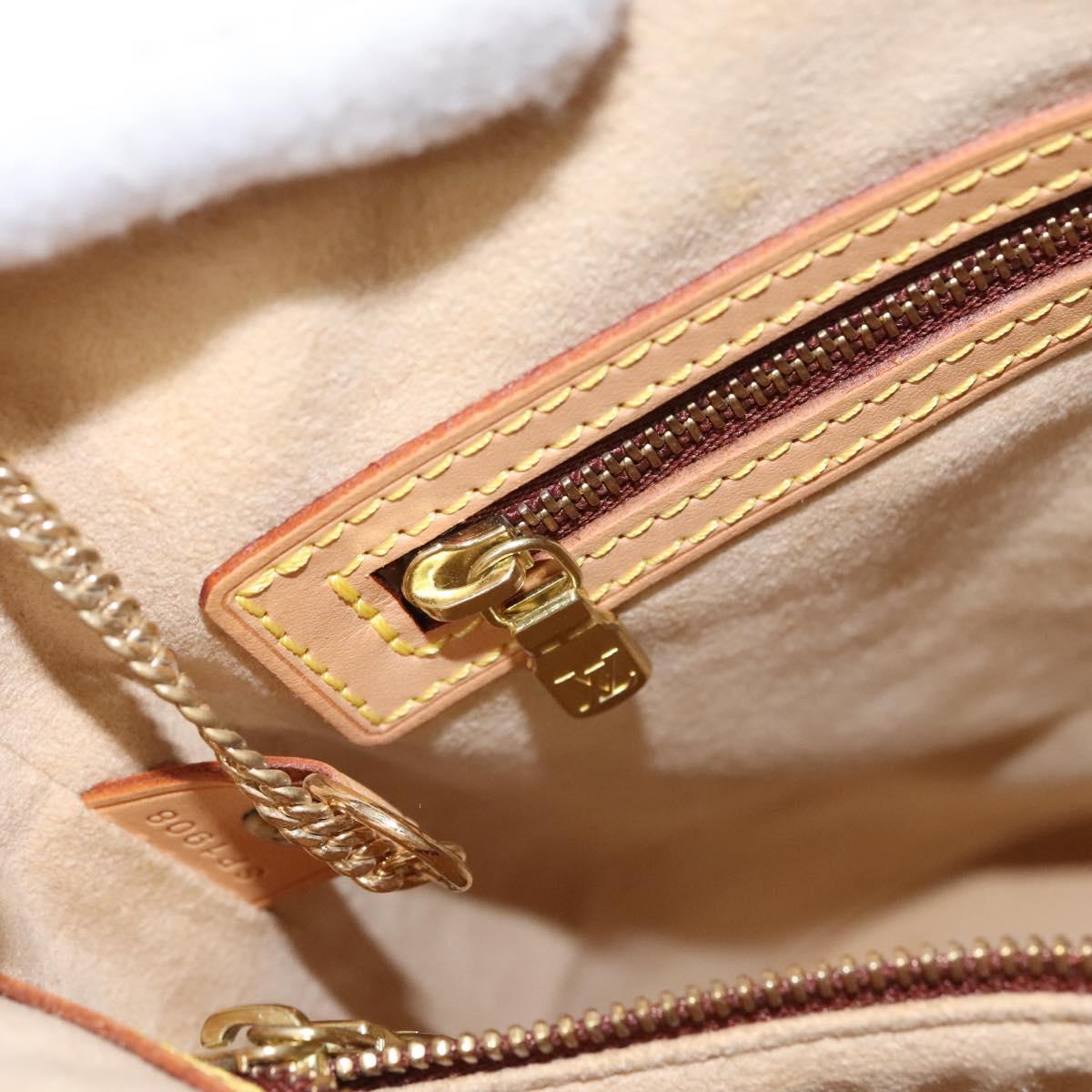 Louis Vuitton Bucket Beige Leather Tote Bag (Pre-Owned)