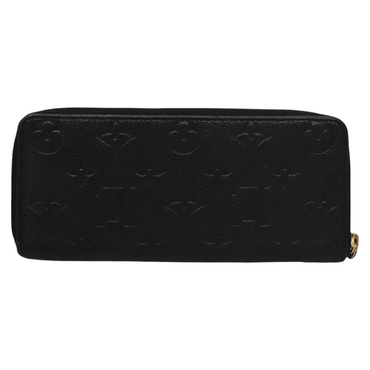 Louis Vuitton Portefeuille Clémence Navy Leather Wallet (Pre-Owned)
