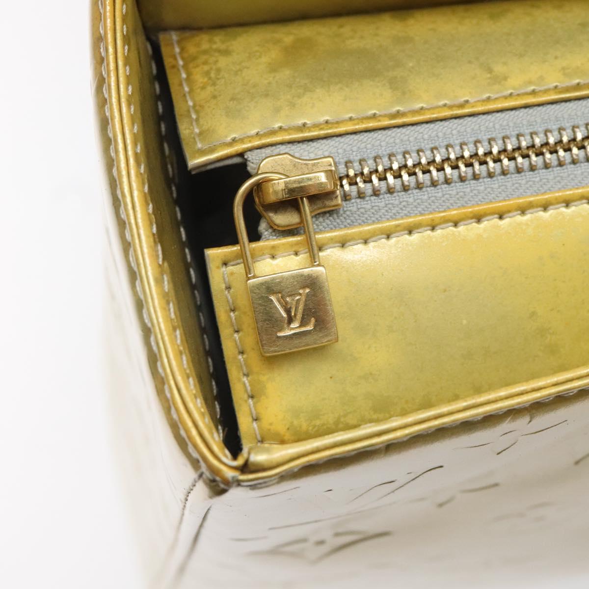 Louis Vuitton Columbus Green Patent Leather Tote Bag (Pre-Owned)