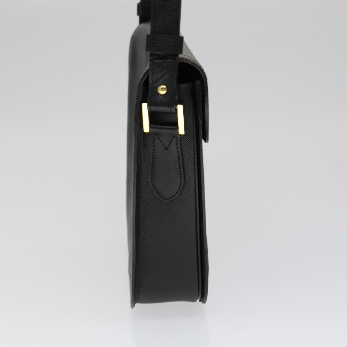 Yves Saint Laurent Black Leather Shoulder Bag (Pre-Owned)