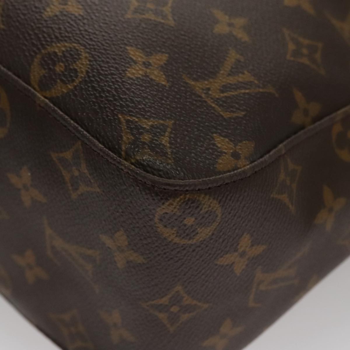 Louis Vuitton Looping Gm Brown Canvas Shoulder Bag (Pre-Owned)