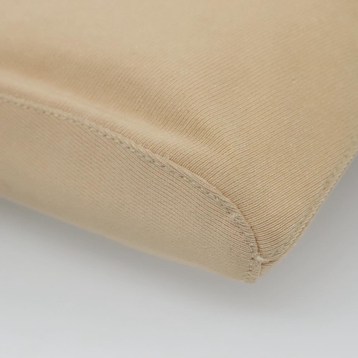 Prada Beige Canvas Shoulder Bag (Pre-Owned)
